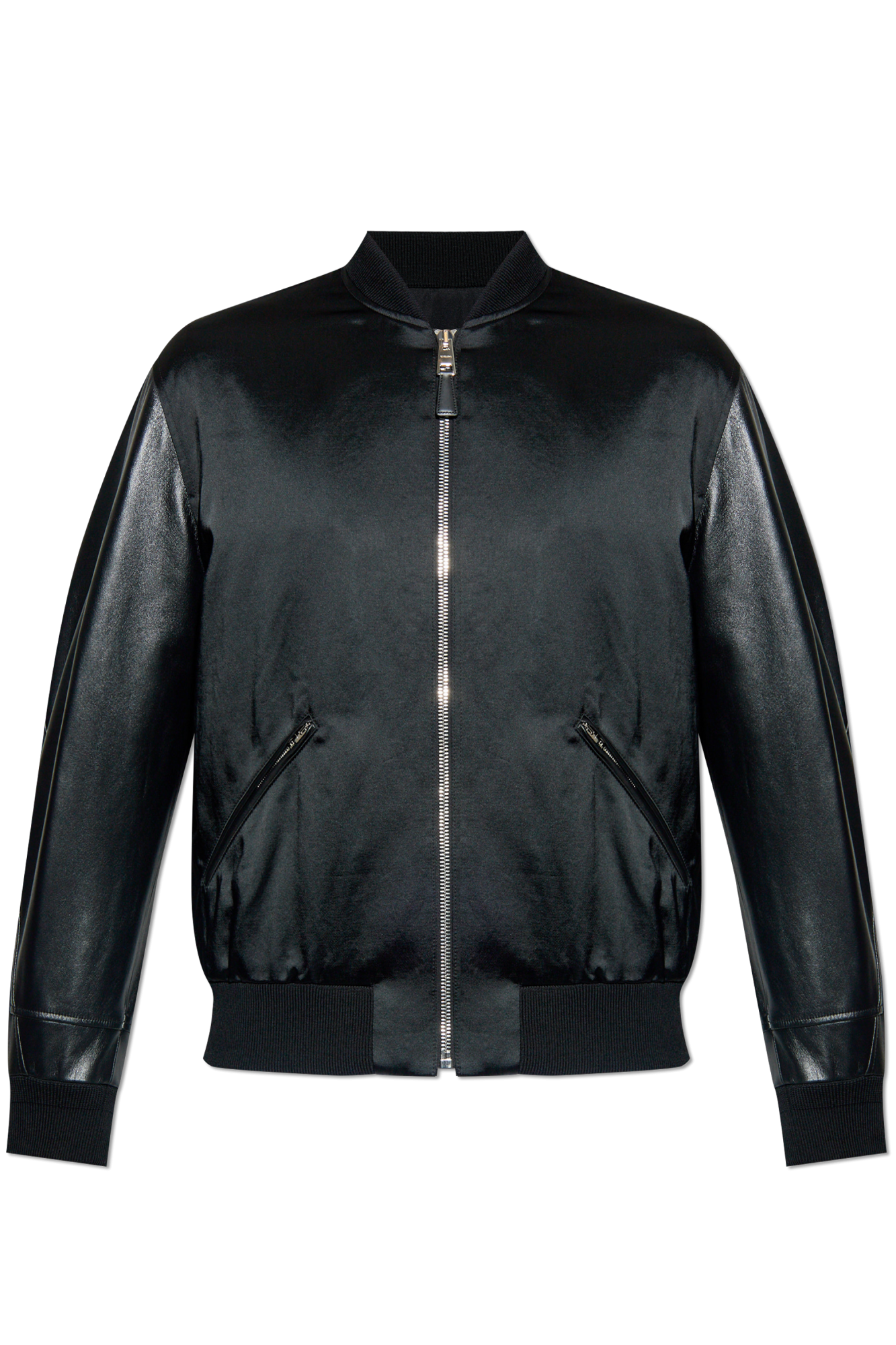 ジャケット GIVENCHY SS25 Jackets (BW30KH15YR 001) Givenchy GIVENCHY BOMBER JACKET WITH POCKET DETAIL